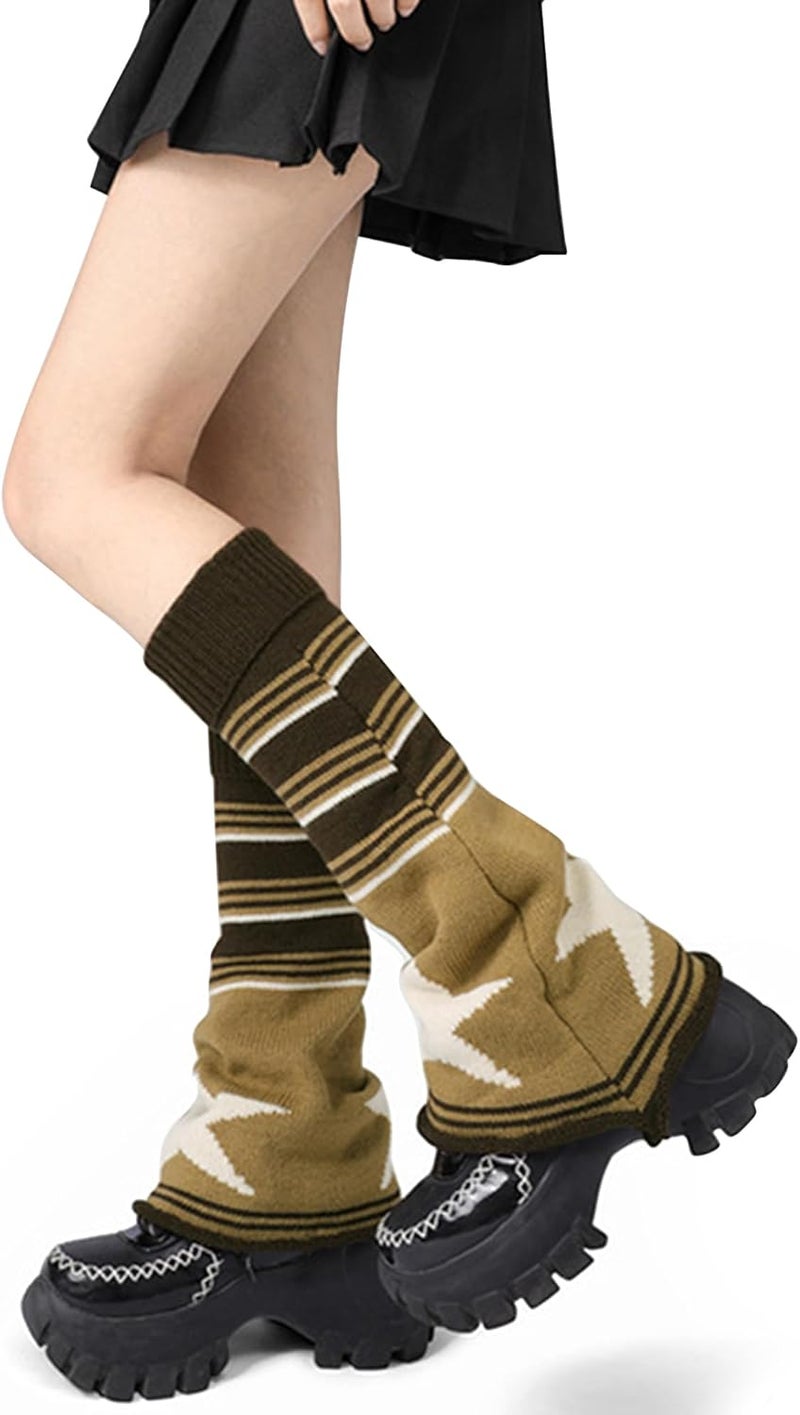 HEMOUR Leg Warmers for Women, Y2K Legwarmers Girls, Fall Winter Halloween Gifts, Harajuku Cutecore Gothic Fashion Accessories - Image 5